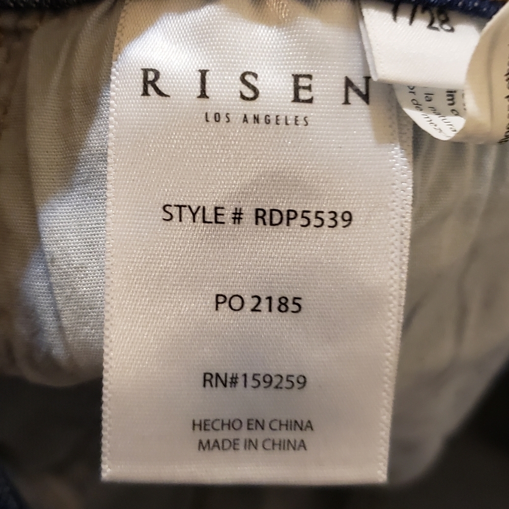 Risen Jeans size 7/28 - Picture 9 of 11